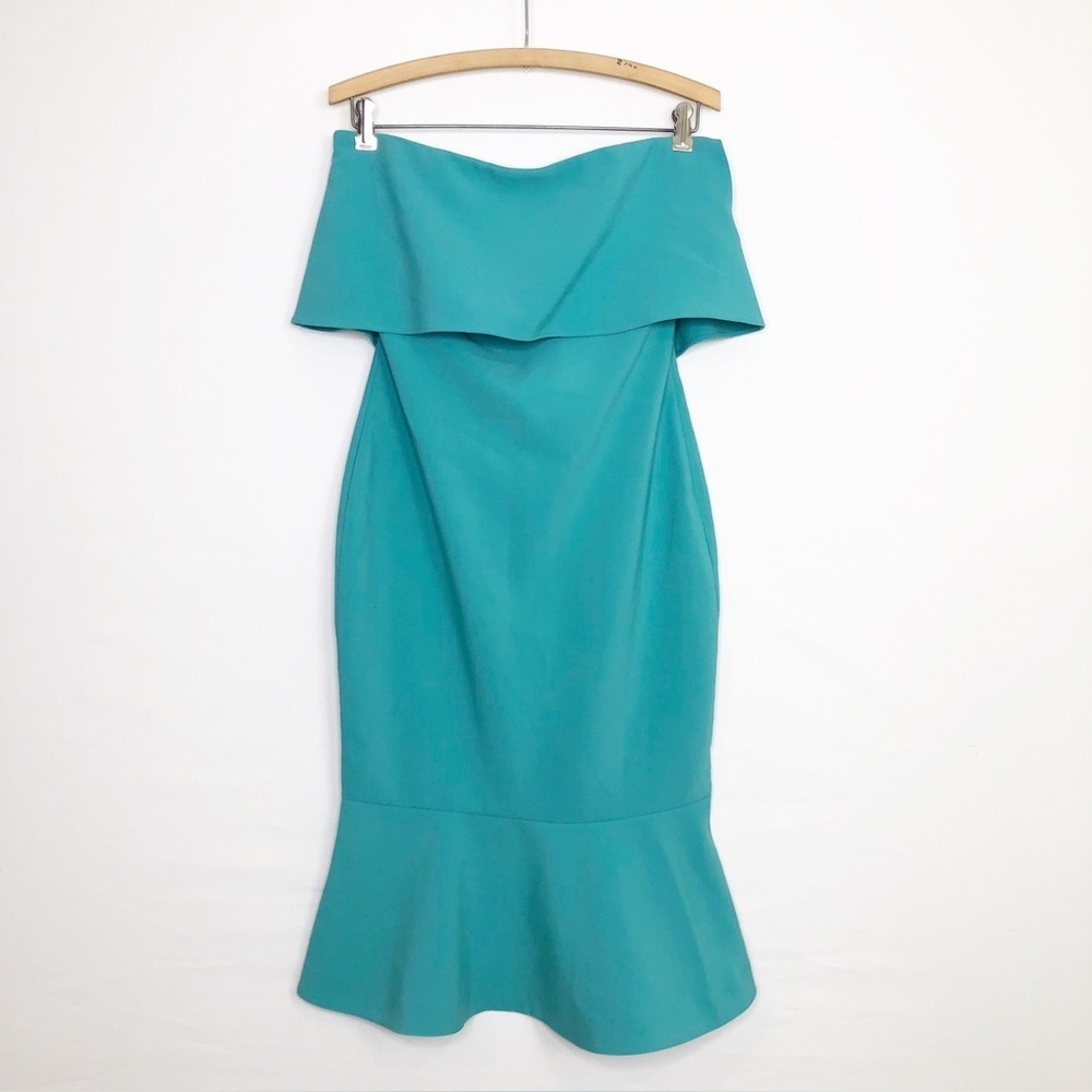 Likely Green size 4 NWT Conrad off the shoulder dress